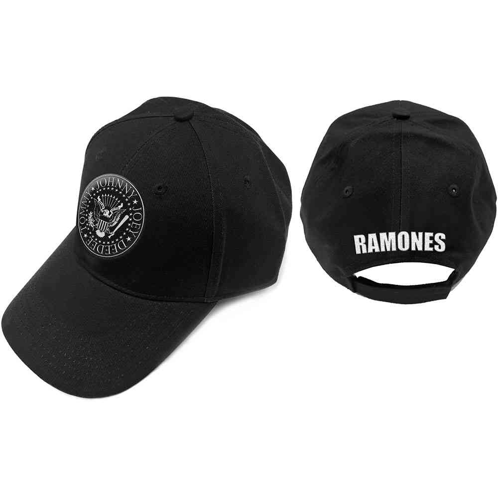 Ramones - Presidential Seal Baseball pet - Zwart